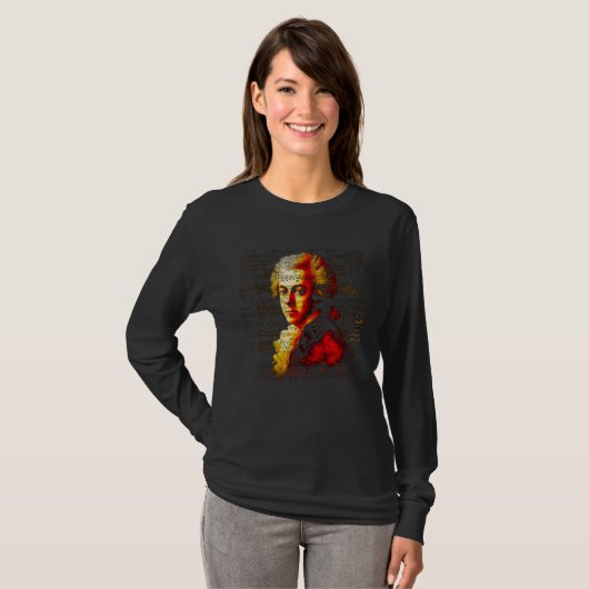 T-shirt Mozart Music Composer Piano 1 (Devant entier)