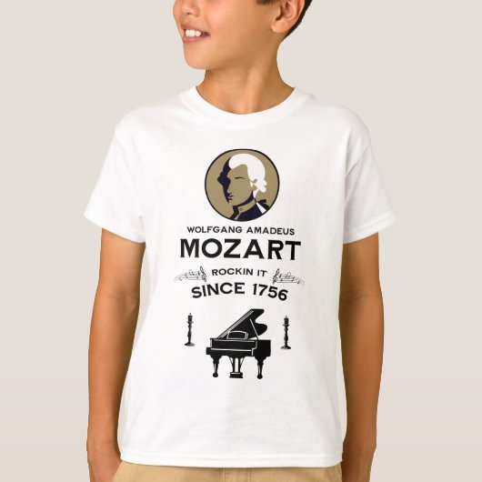T-shirt Mozart Music Lover Gift (Devant)