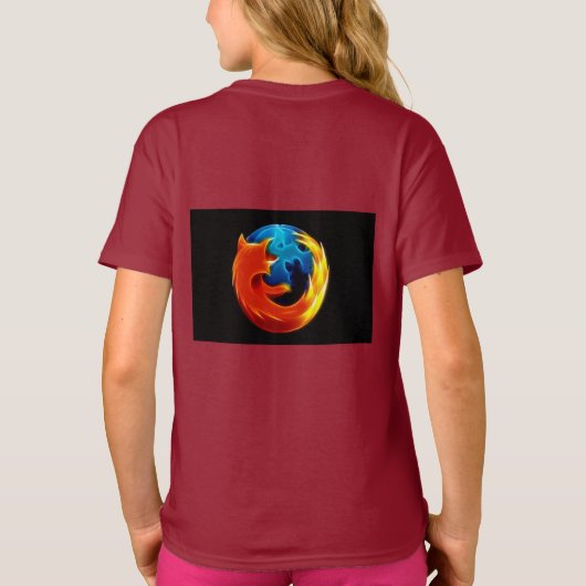 T-shirt Mozilla Firefox (Dos)