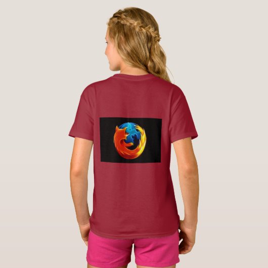 T-shirt Mozilla Firefox (Dos entier)