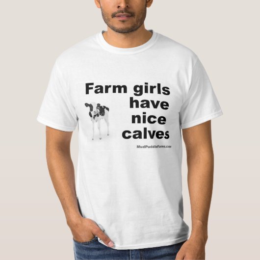 T-shirt MPF-NiceCalves-Blanc (Devant)