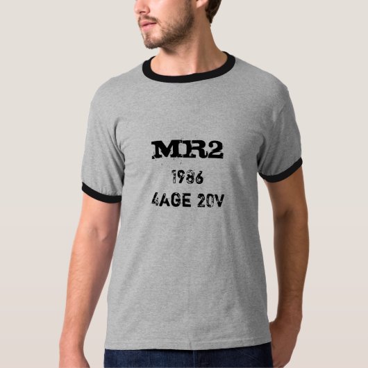 T-shirt MR2, 19864age 20v (Devant)