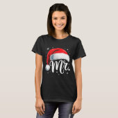 T-shirt Mr And Mrs Claus Couples Matching  (Devant entier)