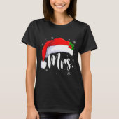 T-shirt Mr And Mrs Claus Couples Matching Christmas Pajama (Devant)