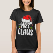 T-shirt Mr And Mrs Claus Couples Matching Christmas Santa  (Devant)