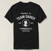 T-shirt Mr Darcy Pride and Prejudice Jane Austen Team Dar (Design devant)