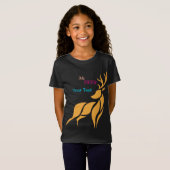 T-Shirt Mr. Deer Graphic – Rustic Woodland Style (Devant entier)