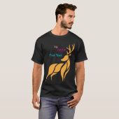 T-shirt Mr. Deer Graphic – Rustic Woodland Style (Devant entier)