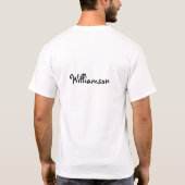 T-shirt Mr & Mrs simple beau texte (Dos)