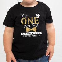 T-shirt « Mr. ONEderful 1er anniversaire » pour to