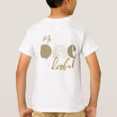 T-shirt Mr Onederful Neutral Cloud Boho First Birthday (Dos)