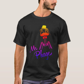 T-shirt Mr Phage Vintage  virus