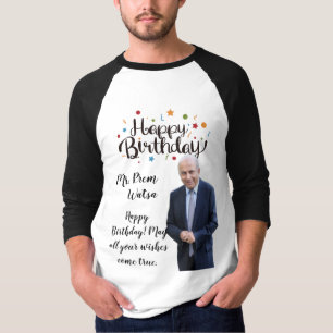 T-shirt Mr.prem montre un joyeux tee-shirt imprimé pour an