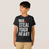 T-shirt Mr. Steal Your Heart Funny Valentines Day Men’s (Devant entier)