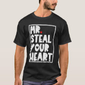 T-shirt Mr Steal Your Heart Valentines Day Funny V Day Boy (Devant)