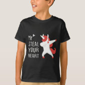 T-shirt Mr Steal Your Heart Valentines Day V Day Boys Unic (Devant)