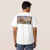 T-shirt MrBeats Amedeus en tant qu'Oncle Sam (Dos entier)