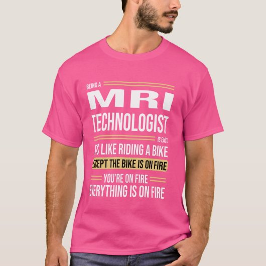 T-shirt Mri Technologue Définition Drôle (Devant)