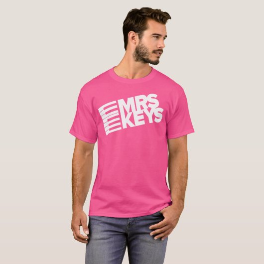 T-shirt Mrs Keys - Piano Player (Devant entier)