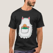 T-shirt Mrs Santa Claus Apron Gingerbread Candy Cane Chris (Devant)