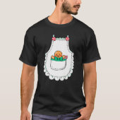 T-shirt Mrs Santa Claus Apron Gingerbread Candy Cane Chris (Devant)