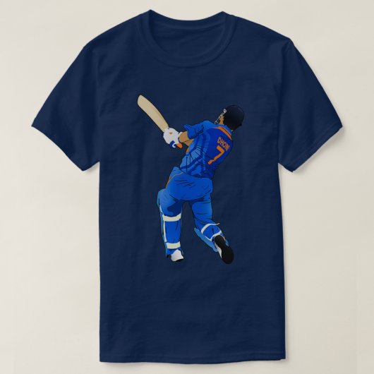 T-shirt MS Dhoni (Design devant)