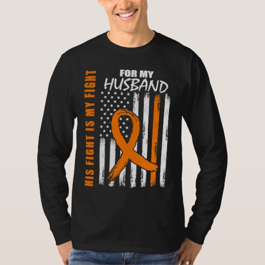 T-shirt MS Family Fight Husband Multiple Sclerosis America (Devant)