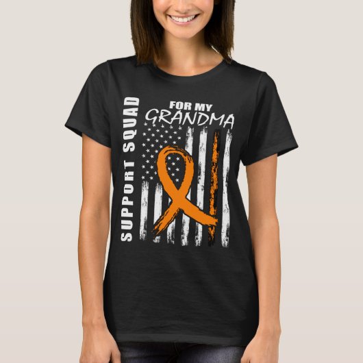 T-shirt MS Grandma Multiple Sclerosis Awareness US Flag Fa (Devant)