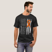 T-shirt Ms Multiple Sclerosis Appuie American Flag Pour Mo (Devant entier)