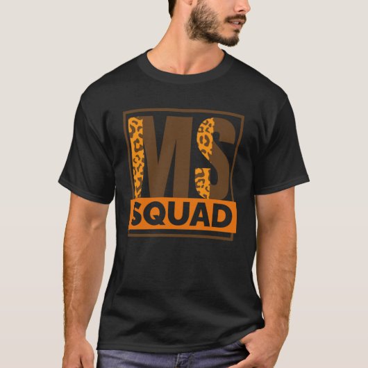 T-shirt Ms Squad Multiple Sclerosis Awareness and MS Suppo (Devant)