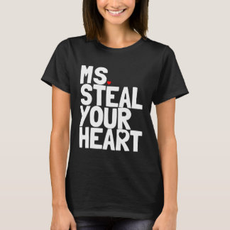 T-shirt Ms Steal Your Heart Toddler Valentine Outfit Girls