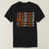 T-shirt MS Warrier Sclérose en plaques Sensibilisation Ora (Design devant)