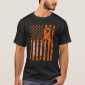 T-shirt MS Warrior Multiple Sclerosis Awareness Ribbon USA (Devant)