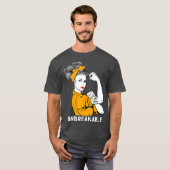 T-shirt MS Warrior Sclérose en plaques indestructible (Devant entier)