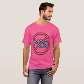 T-shirt MSG Gratuit Non MSG Glutamate monosodique (Devant entier)