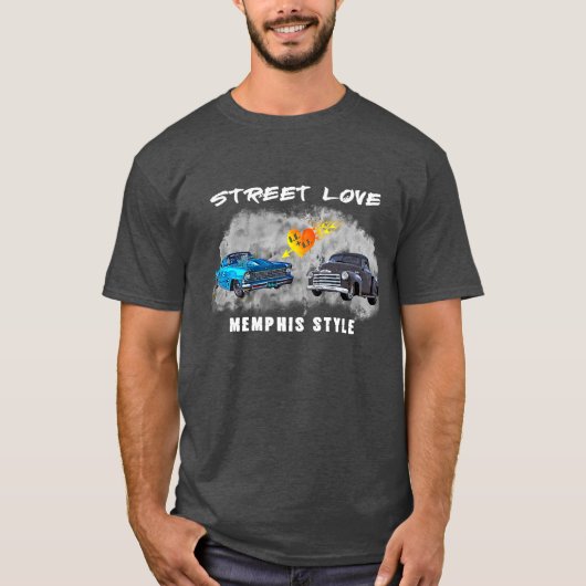 T-shirt MSO Street Love Ole Heavy & Heifer. Course de rue (Devant)
