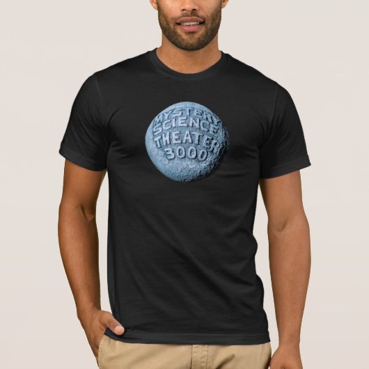 T-shirt MST3K Lune (noir) (Devant)