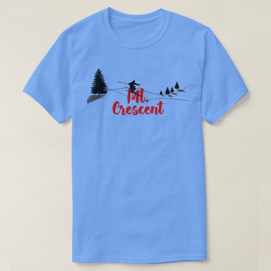 T-shirt Mt Crescent Long Ski (Design devant)
