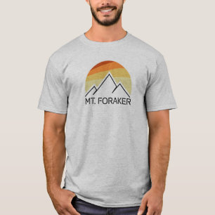 T-shirt Mt Foraker Alaska Retro