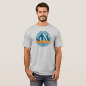 T-shirt Mt Foraker Alaska Stars Moon (Devant entier)