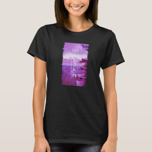 T-shirt Mt Fuji Vaporwave Esthétique Kanji Japonais Otaku