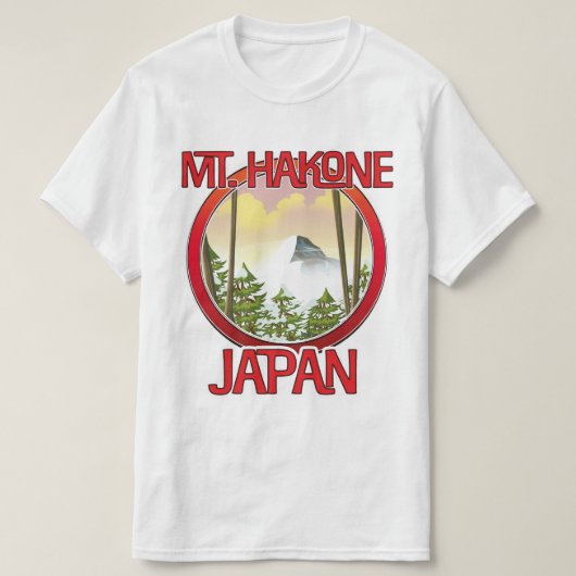 T-shirt Mt. Hakone Japon (Design devant)
