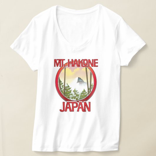 T-shirt Mt. Hakone Japon (Poser)