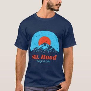 T-shirt Mt Hood Montagne Oregon Style rétro Vintage