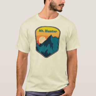 T-shirt Mt. Hunter Alaska Lever du Soleil