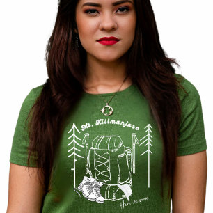 T-shirt "Mt. Kilimanjaro : Nous y voilà" Randonnée