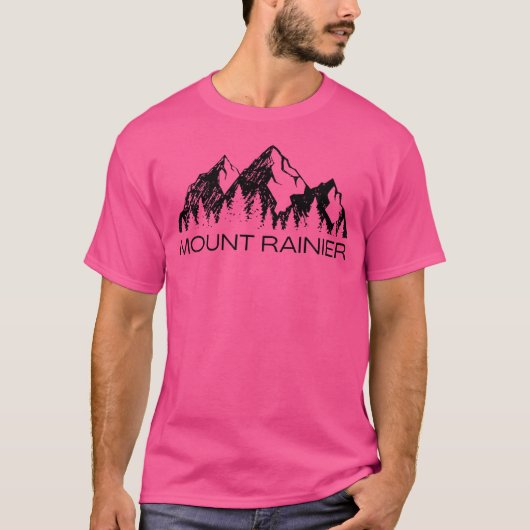 T-shirt Mt Rainier Chemise Mont Rainier Parc national Rain (Devant)