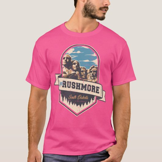 T-shirt Mt. Rushmore Dakota du Sud (Devant)