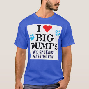 T-shirt Mt Spokane Mount Ski Mountain Resort Washington Sk