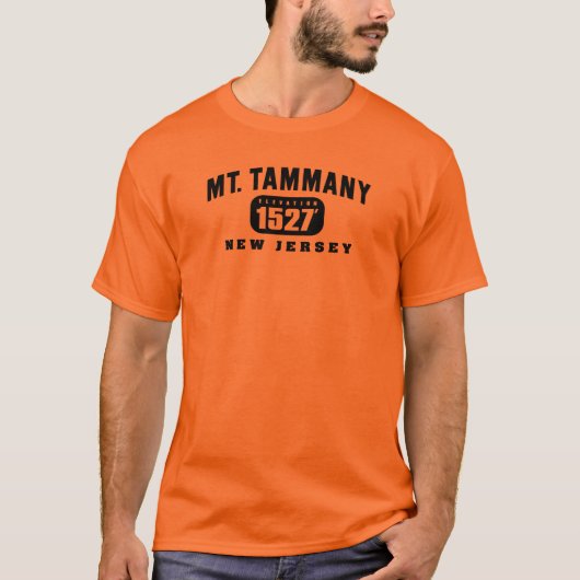 T-shirt Mt. Tammany - Blaze Orange (Devant)